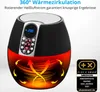 An air fryer with a diagram showing heat circulation. Produktbild-Vorschau