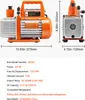 SucceBuy vakuová pumpa 99 l/min HVAC jednostupňová rotační Náhled obrázku produktu 7