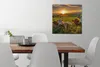 MuchoWow® - Leinwandbilder - Sonne - Kuh - Gras, Wandbild, Produktbild-Vorschau 4