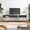Mobili TV vidaXL Grigio cemento 150x30x44,5 cm in materiale Anteprima dell’immagine prodotto 2