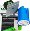 A product shot of a laser distance sensor and its components, including packaging. Anteprima dell’immagine prodotto
