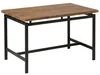 BELIANI Essgruppe Esszimmer Set  Braun Tisch 4 Hockern 75 x Produktbild-Vorschau 4