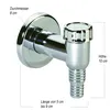 Aufputzsiphon Chrom Kunststoff Siphon Anschluss Produktbild-Vorschau 2