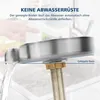 Close-up of a stainless steel glass rinser with water flowing, illustrating its tilted base for drainage. Náhled obrázku produktu