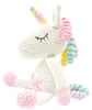 Handgestricktes Einhorn "Glücksbringer" Spielzeug aus Produktbild-Vorschau 3