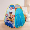 A Paw Patrol pop-up tent for children is shown in a room. Produktbild-Vorschau