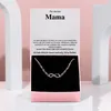 An meine Mama - Armband mit kubischen Zirkonia Kristallen Produktbild-Vorschau 1