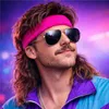 Accessorio Costumi mullet Stile retrò neon – Set di 3 fasce Anteprima dell’immagine prodotto 2