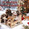 3D Puzzle Holz Erwachsene Murmelbahn Bausatz Motorisierter Produktbild-Vorschau 9