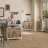HOMCOM Sideboard für Wohnzimmer, Aufbewahrungsschrank mit Produktbild-Vorschau 2