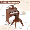 Clavier 25 touches COSTWAY pour enfants, piano électronique Voir les images du produit 3