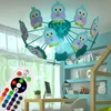 RGB LED Kinderzimmer Deckenbeleuchtung mit Eulen VIKI 2 Produktbild-Vorschau 3