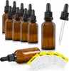 10 x 50 ml lahvička s pipetou, hnědé sklo, standardní Náhled obrázku produktu 1