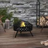 vidaXL Miska na oheň s pokrem 58 cm XXL Ocel Náhled obrázku produktu 2