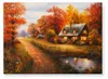Weltbild LED Wandbild Herbstwald 40x30 cm Wanddeko Produktbild-Vorschau 1