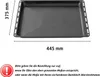 ICQN 445 x 375 x 25 mm Antihaft-Beschichtung Backblech, Produktbild-Vorschau 2