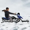 Sanki śnieżne z regulowaną poduszką siedziska (niebieskie) Podgląd zdjęcia produktu 2