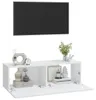 vidaXL TV-Wandschränke 2 Stk. Weiß 100x30x30 cm Produktbild-Vorschau 4