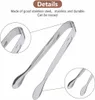 Edelstahl Zuckerzange Set 10 Stücke,Eiswürfelzange Produktbild-Vorschau 4