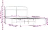 Bettgestell ohne Matratze 150x200 cm Räuchereiche Produktbild-Vorschau 9