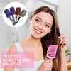 Kartáč na vlasy s rukojetí, rozčesávací kartáč bez tahání Náhled obrázku produktu 7