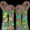 Set di 10 tatuaggi di dinosauri per bambini con adesivi Anteprima dell’immagine prodotto 1