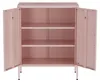 Szafka metalowa Lendo Online, 80x40x100 cm, kolor różowy Podgląd zdjęcia produktu 5