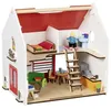 goki Tragbares Puppenhaus Eco House, mit Zubehör Produktbild-Vorschau 3