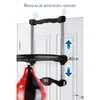 A boxing set attached to a door, with arrows indicating height adjustment. Podgląd zdjęcia produktu