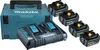 Makita Energy Kit 197626-8 4x BL1850B + DC18RD Produktbild-Vorschau 11