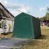TOOLPORT Tendone Garage 2,4 x 3,6 m Verde, Costruzione Anteprima dell’immagine prodotto 2
