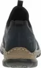 The back view of a blue Rieker sneaker. Voir les images du produit