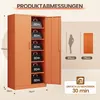 Yizosh Stahlschrank für Büro & Werkstatt | 78x39x170 cm | 6 Produktbild-Vorschau 2