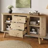 Buffet Merax avec portes coulissantes et tiroirs, commode à Voir les images du produit 6