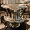 Casa Padrino Luxus Vase Cobra Schlangen Silber 59 x 47 x H. Produktbild-Vorschau 2