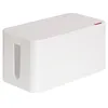 A white cable management box is shown against a white background. Anteprima dell’immagine prodotto