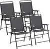 Set mit 4 klappbaren Terrassenstühlen mit Armlehnen, Produktbild-Vorschau 1