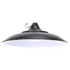 A black solar pendant lamp with a white interior, shown against a white background. Produktbild-Vorschau