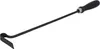 A black fireplace poker with a black handle against a white background. Anteprima dell’immagine prodotto