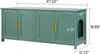 VEVOR skříňka pro kočky 1200x450x500 mm se 4 dvířky a 2 Náhled obrázku produktu 8