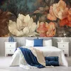 Muralo Vlies Fototapete BLUMEN Blätter Pflanzen Retro Stil Produktbild-Vorschau 9