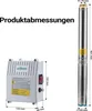 Wiltec 4" hlboká studňová čerpadlo 750 W, vodné čerpadlo s Náhľad obrázku produktu 3