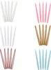 Bougies pointues 24cm or rose 10 pièces Voir les images du produit 8