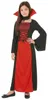 Halloweenský kostým upíra pro dívky M 7-9 let (120-130 cm) Náhled obrázku produktu 2