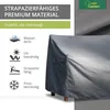 Premium Gartenbank Abdeckung, Größe:203 x 75 x 66/91 cm Produktbild-Vorschau 2