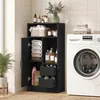 HOMCOM Mobile Bagno Slim con Cassetti, Scomparti Aperti, Anteprima dell’immagine prodotto 8