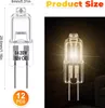 A product image showing a halogen bulb with dimensions and a lifestyle shot of the bulb illuminated. Produktbild-Vorschau