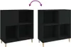 Skříňka na LP desky černá 84,5 x 38 x 89 cm kompozitní Náhled obrázku produktu 7