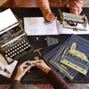 ROKR Dřevěné 3D puzzle LK703B, mechanický psací stroj jako Náhled obrázku produktu 15
