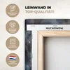 MuchoWow® - Leinwandbilder - Motorrad - Fahrrad - Blau - Produktbild-Vorschau 3